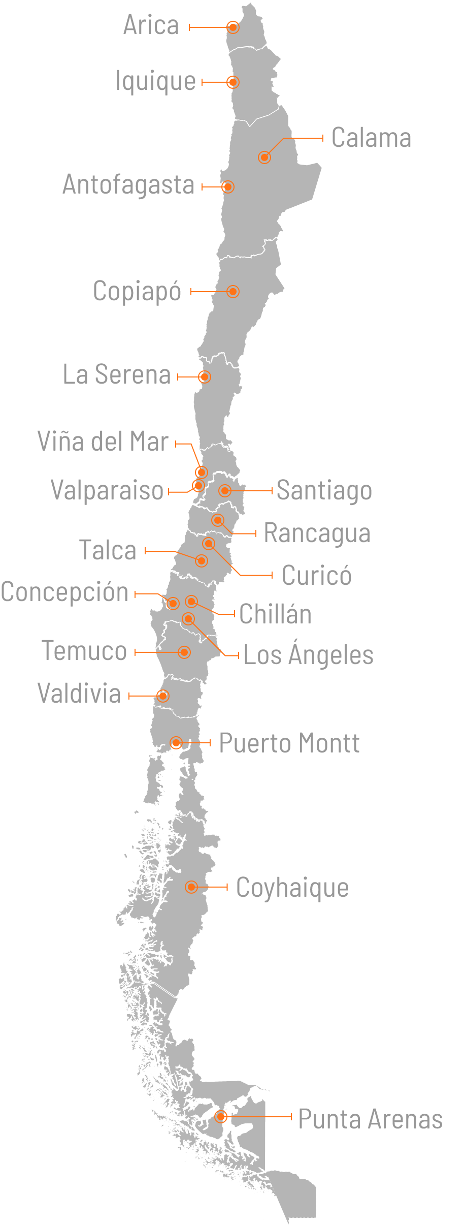 Mapa Chile
